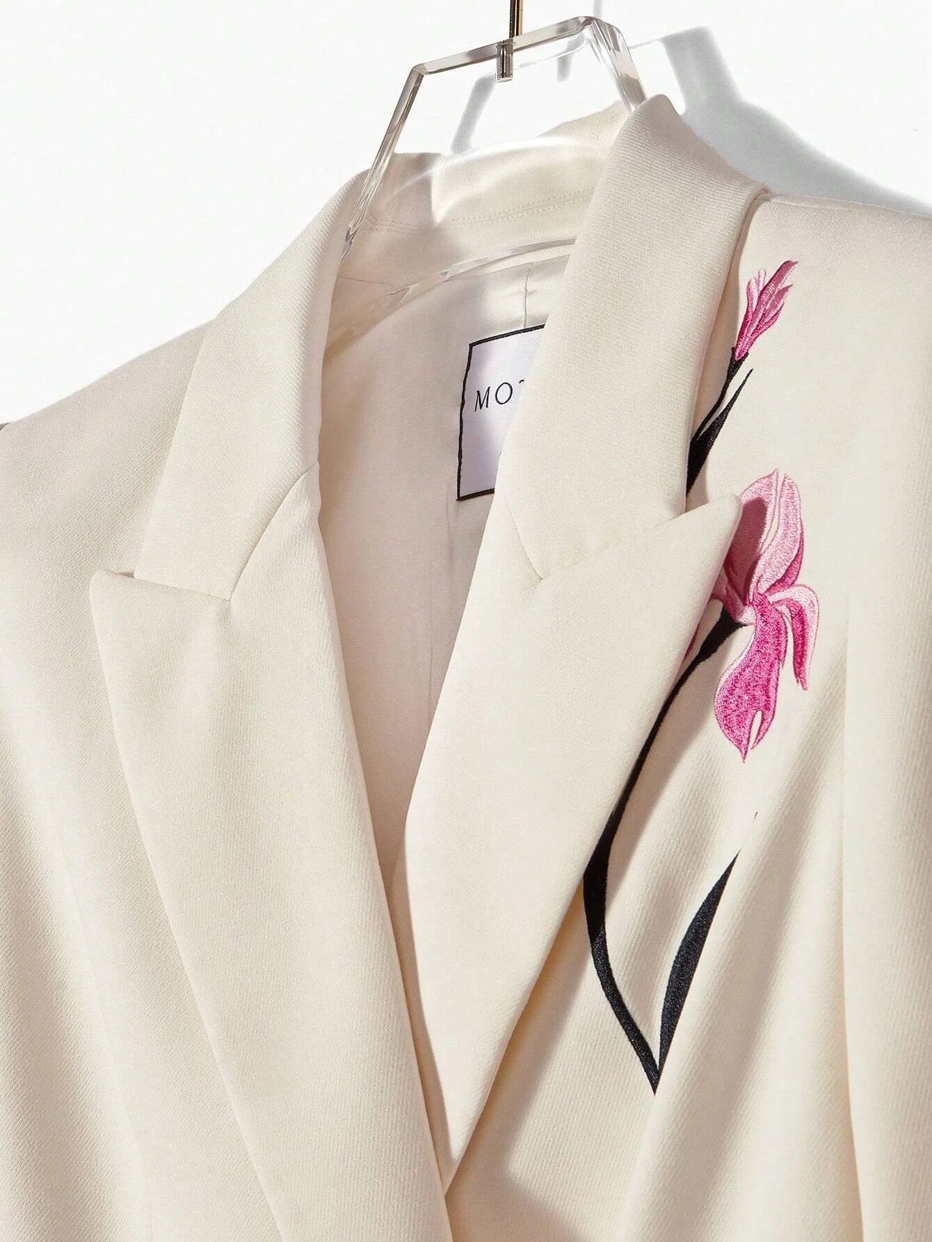 PREMIUM WOVEN WOMENS FLORAL PRINTED PEAK COLLAR BLAZERHOLIDAY PARTY BIRTHDAY FORMAL EVENING