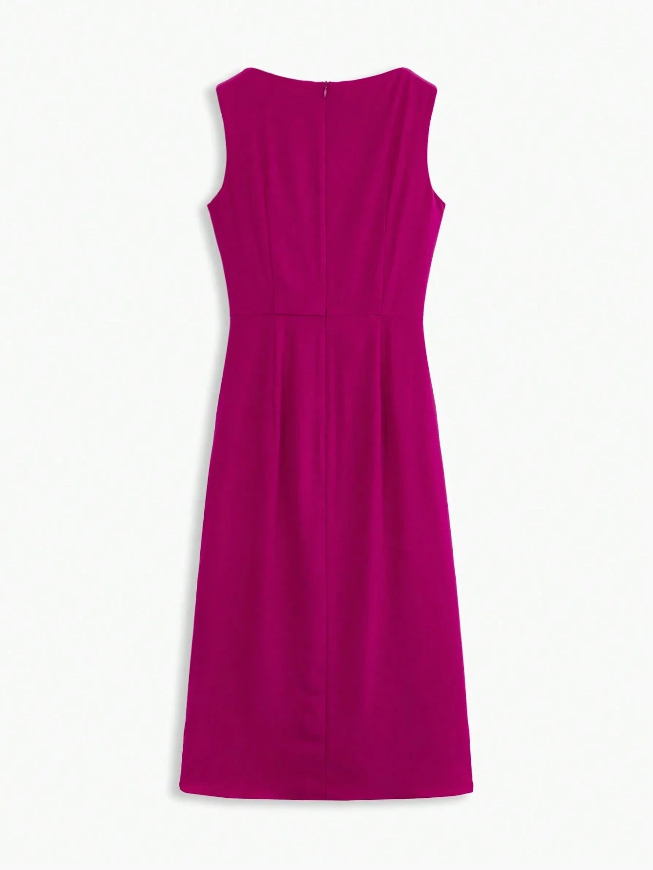 PREMIUM WOVEN WOMENS RUCHED STEREO FLOWER SOLID DRESSVALENTINES DAY OUTFIT