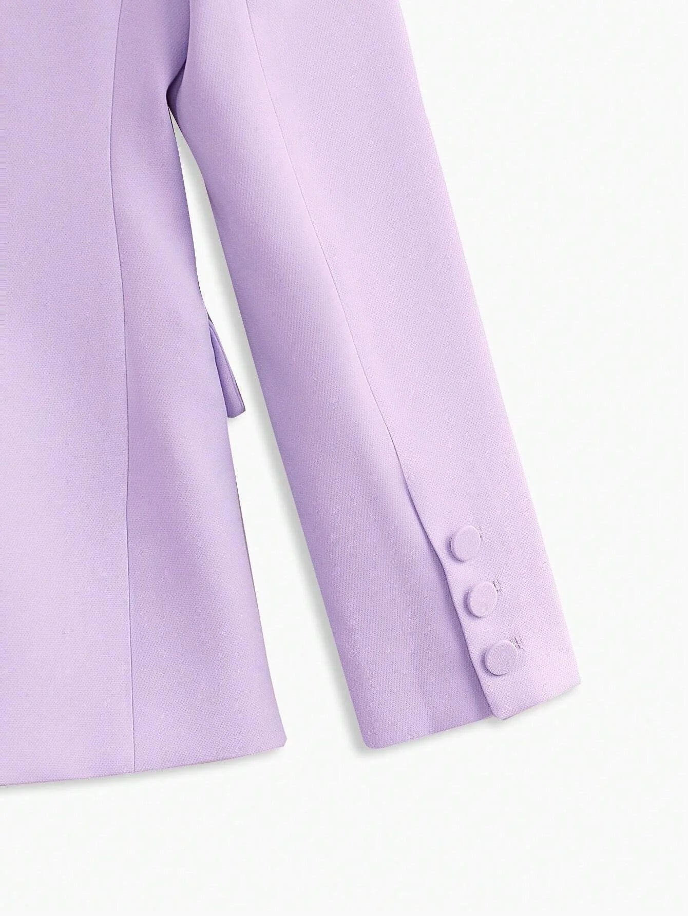 PREMIUM WOVEN WOMENS SOLID PEAK COLLAR BLAZER