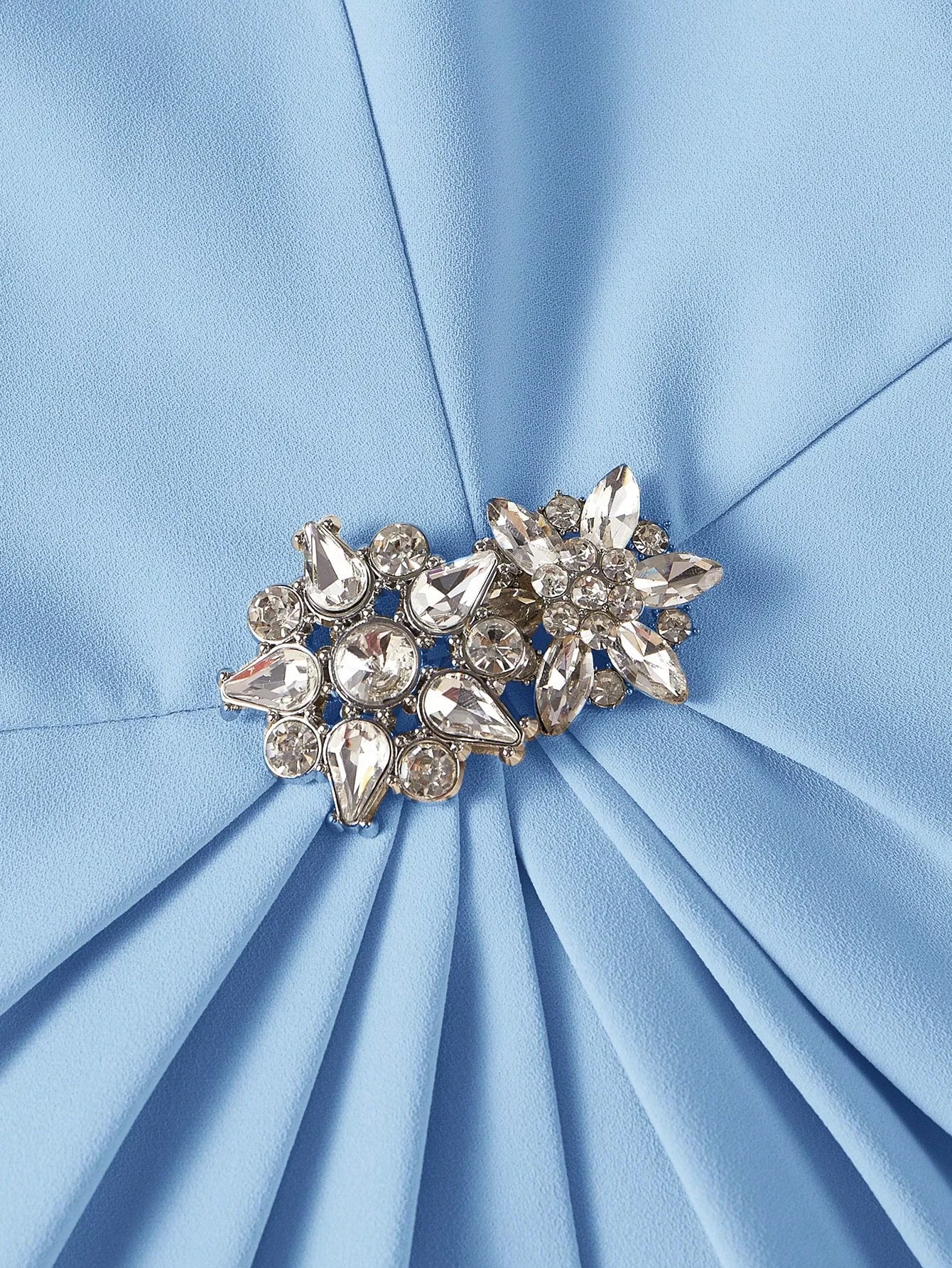 PREMIUM WRAP FOLD PLEATED DRESS