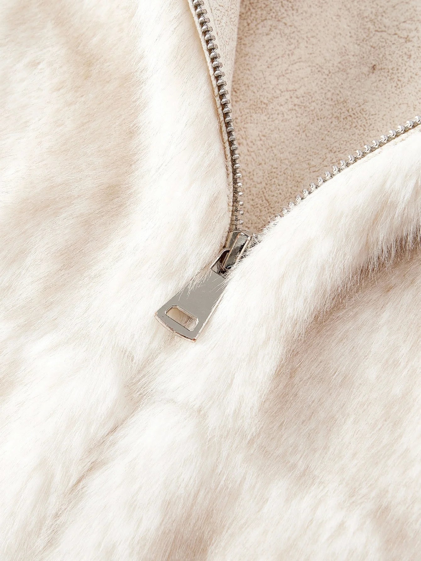 PREMIUM ZIP UP FAUX FUR COAT FALL WINTER
