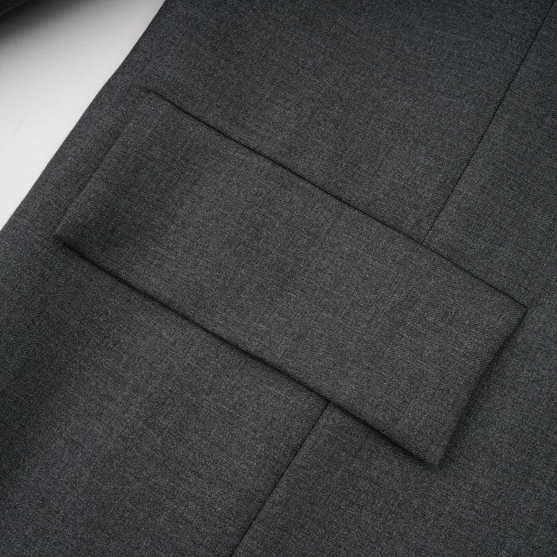 Presley Grey Lace Panel Blazer