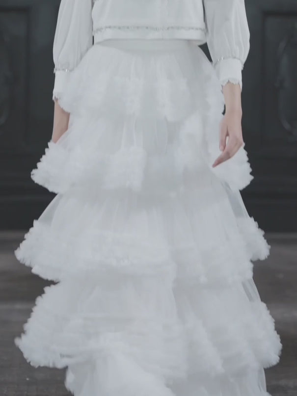 Liana Blouse - Elegant Design - Tailored Fit - Puffed Sleeves - Breathable Fabric - Versatile Style