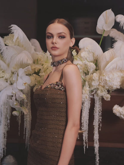 Clara Embellished Mini Dress
