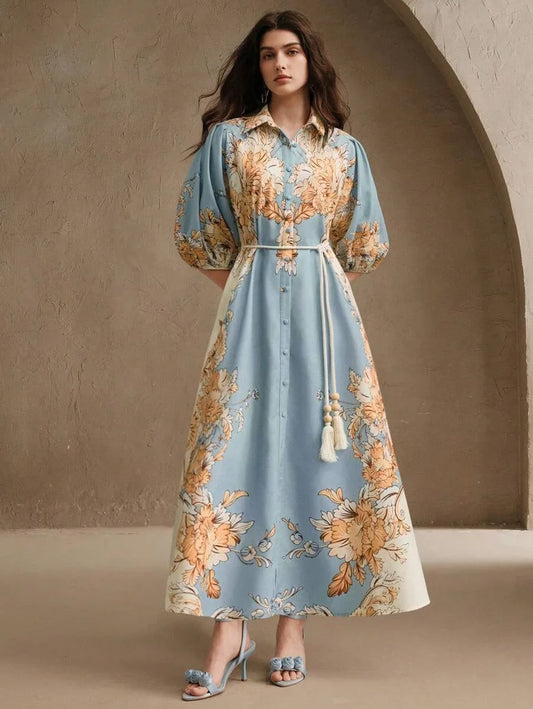 Printed Casual Vacation Bohemian Dress For Women