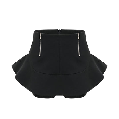 Priscille layered flouncehem shorts
