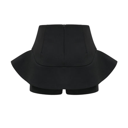 Priscille layered flouncehem shorts