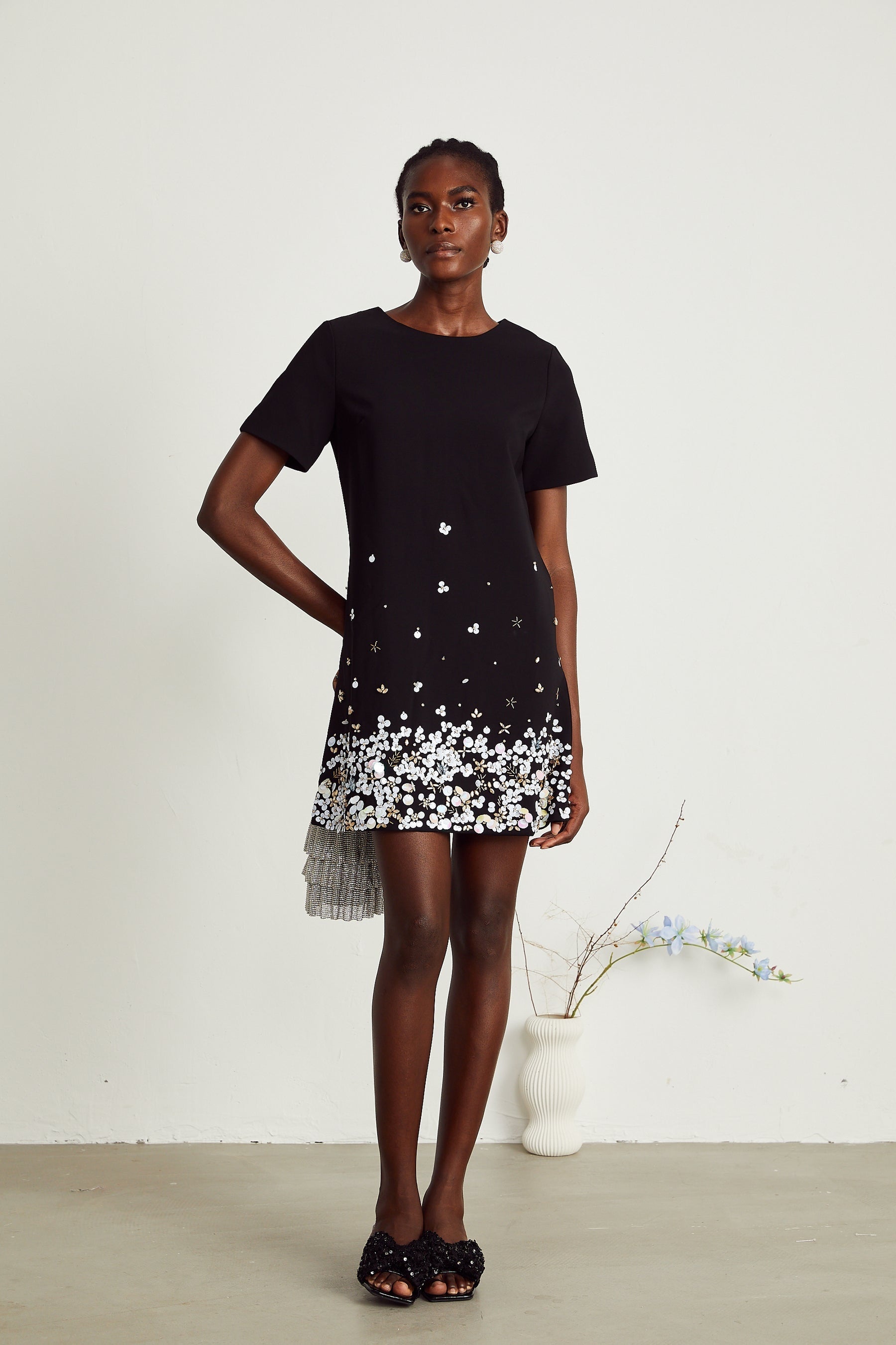 Rachel crystalembellished mini dress
