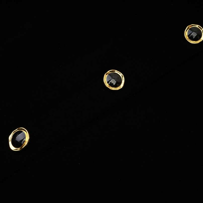 Reeva bowembellished velvet mini dress