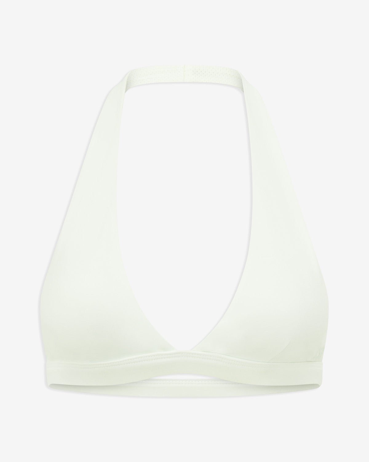 Relaxed fit crop top with v - neckline - Green