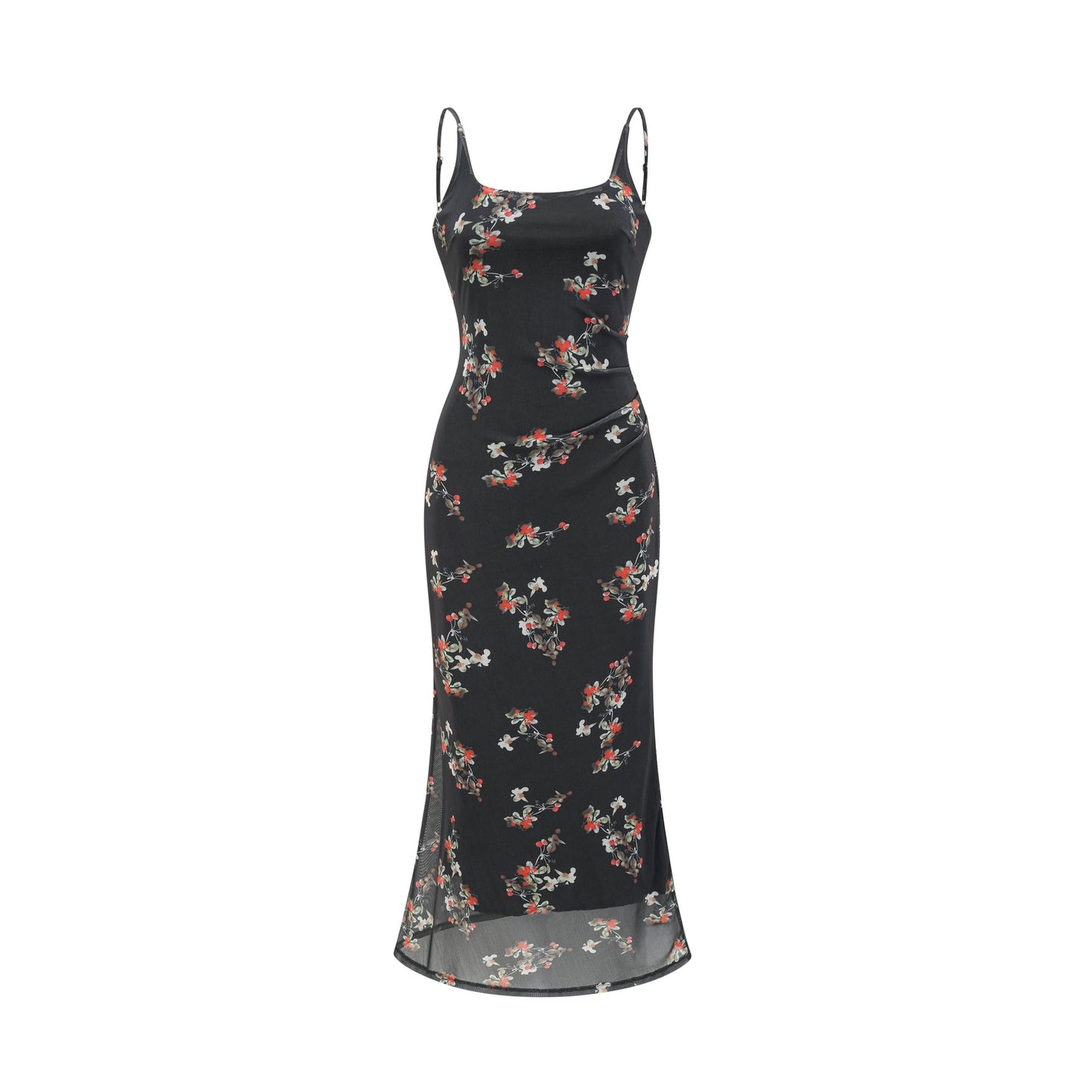 Renée floralprint layered midi dress