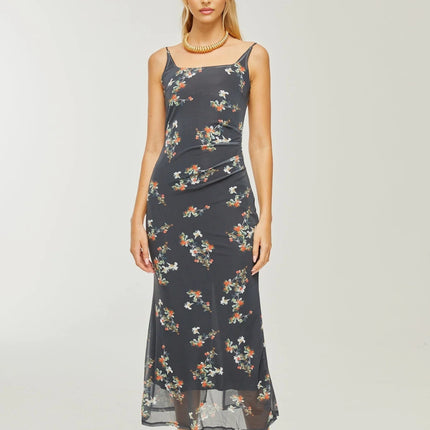 Renée floralprint layered midi dress