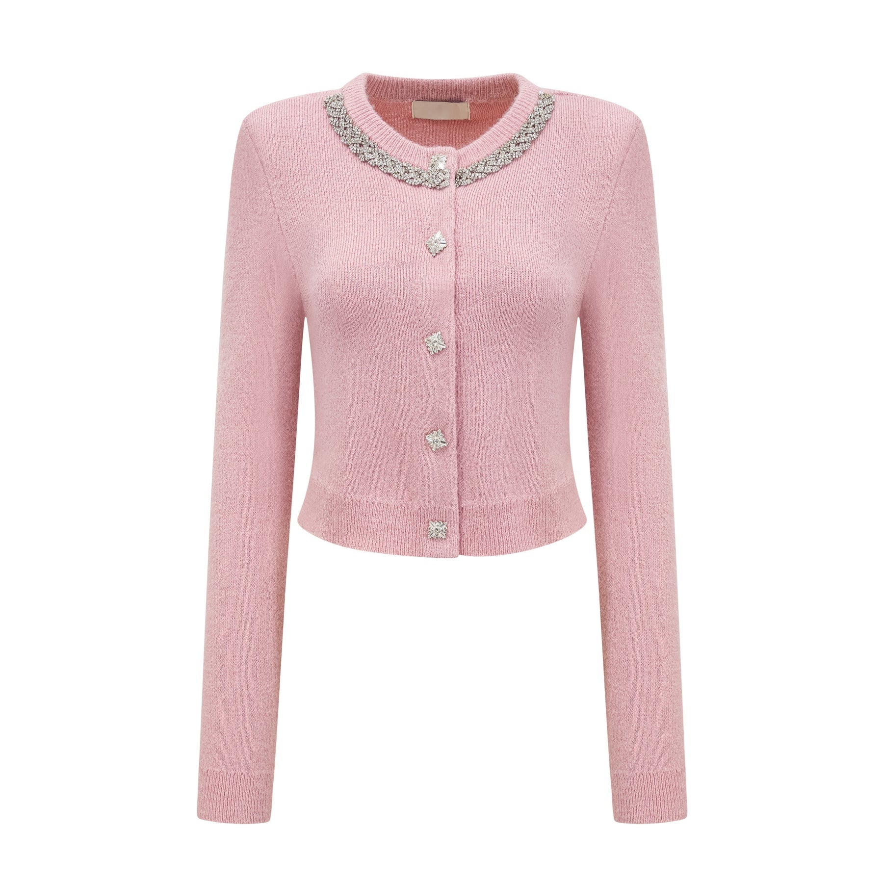 Renée pink embellished jacket  skirt matching set