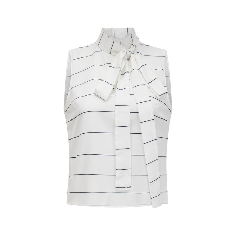 Rinata White Top and Skirt Matching Set