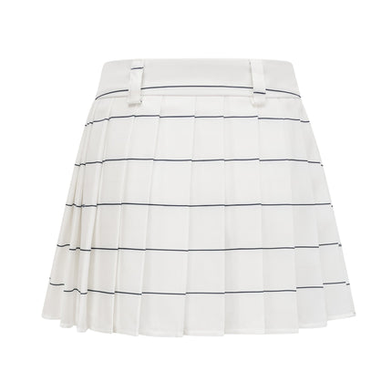 Rinata White Top and Skirt Matching Set