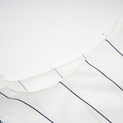 Rinata White Top and Skirt Matching Set