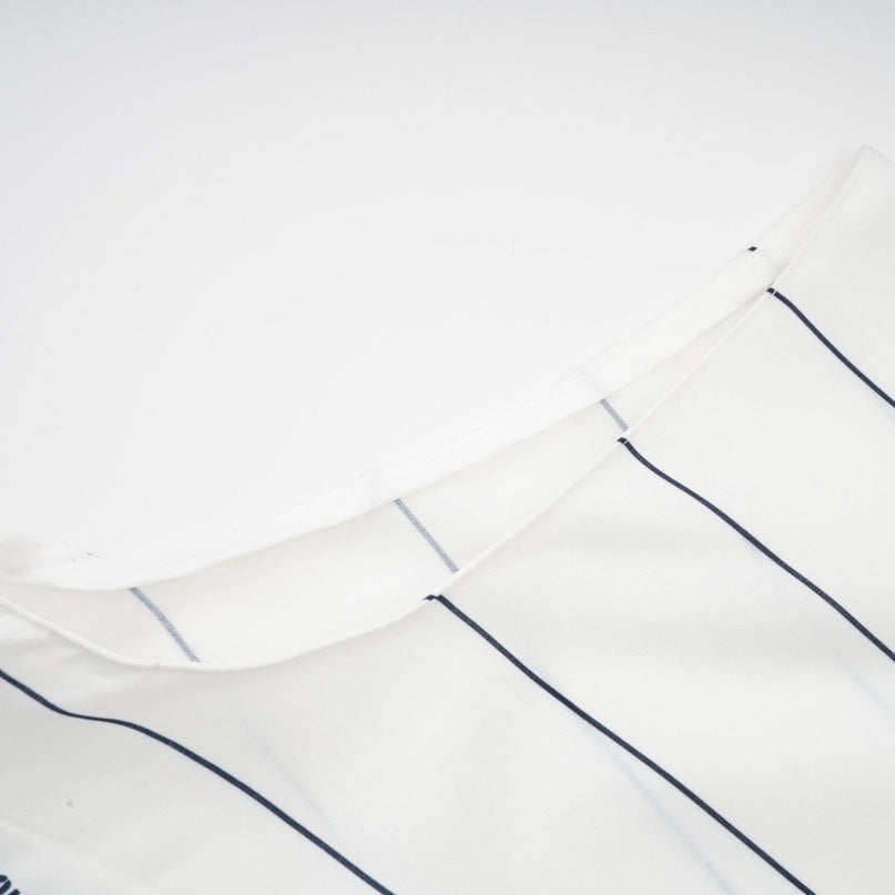 Rinata White Top and Skirt Matching Set