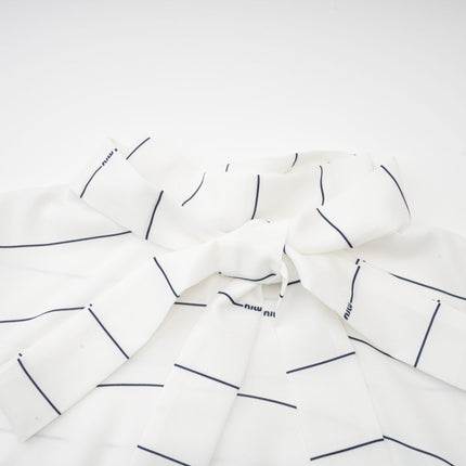 Rinata White Top Skirt Matching Set