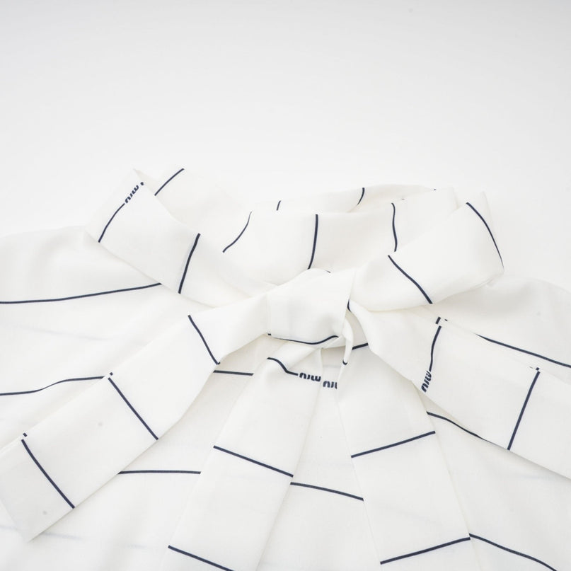 Rinata White Top Skirt Matching Set