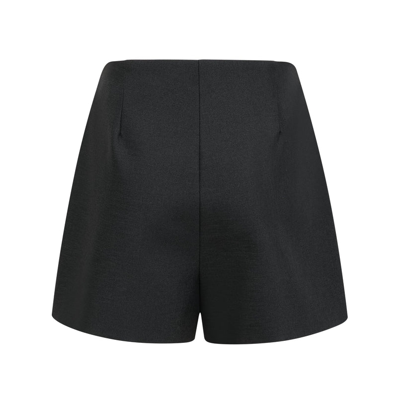 Rita Black Floral Crystal Embellished Shorts
