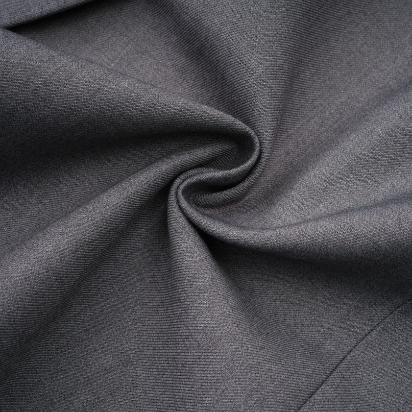 Rita Grey Blazer Terylene Cotton Long Sleeve Lapel Buttoned Cuffs Inset Pockets Belted Waist Versatile Sophistication