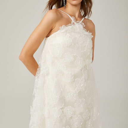 Rita White Floral Maxi Dress
