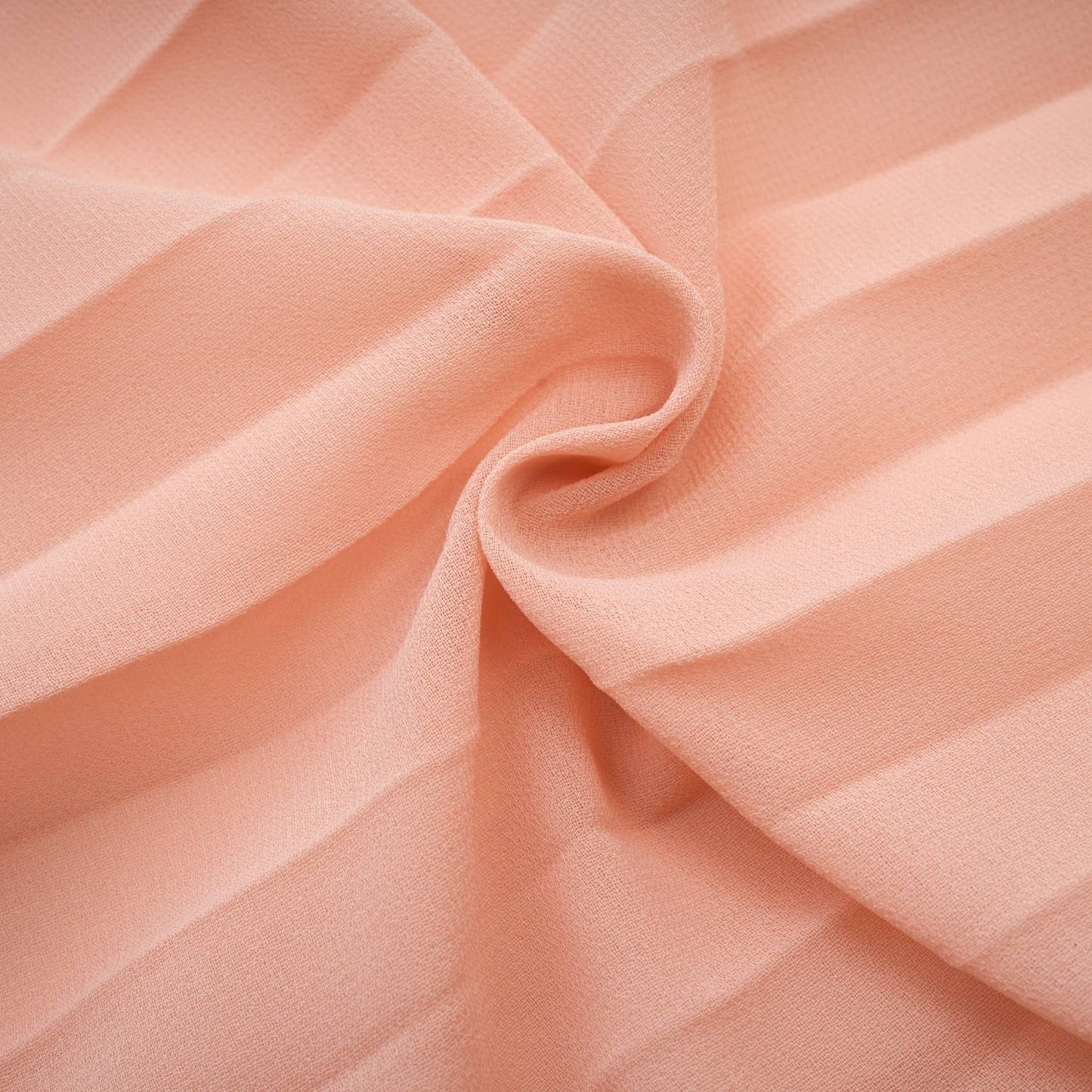 Rosa plissiertes Stufenkleid Olympe in Midilänge