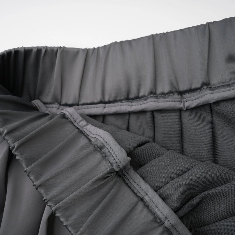 Rosalie colorblocked pleated skirt