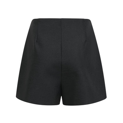 Roseline black embellished shorts