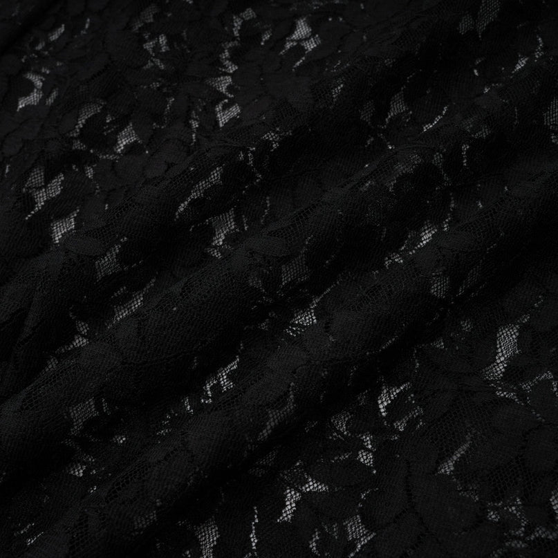 Roseline ruffledtrim florallace gown