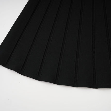 Rosetta Black and White Mini Dress with Bow Detailing