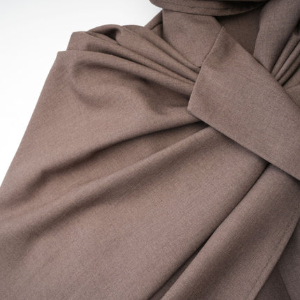Rylee Brown Trench Coat with Scarf Detailing and Front Button Fastening