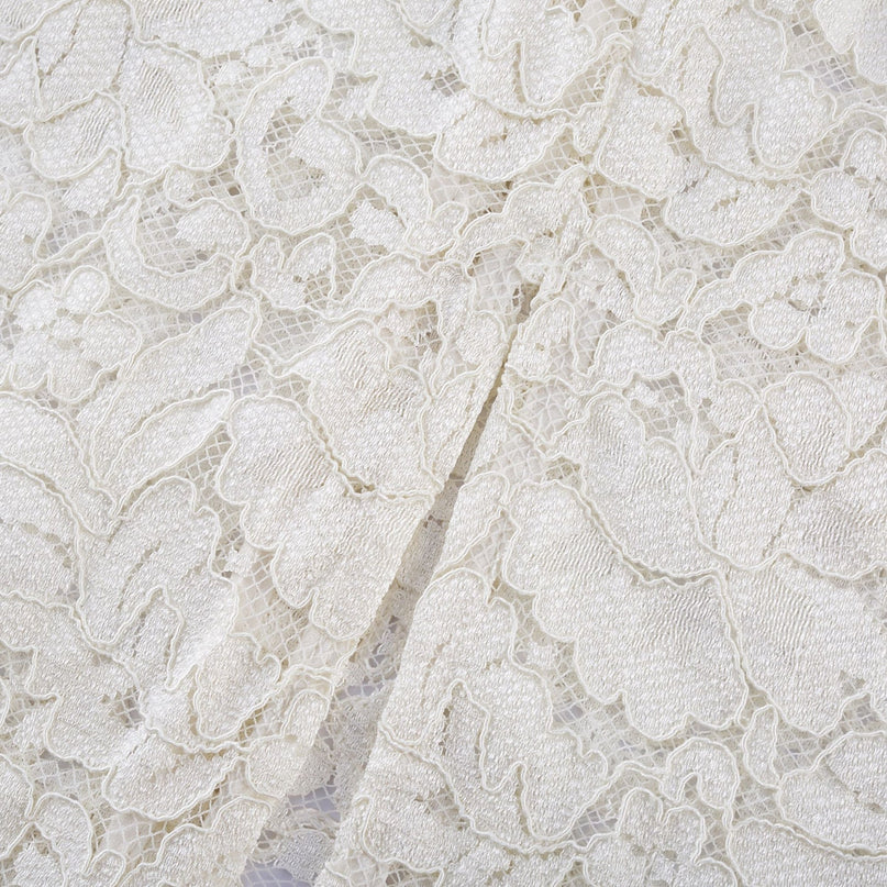 Sabrina White Crystal Embellished Midi Dress