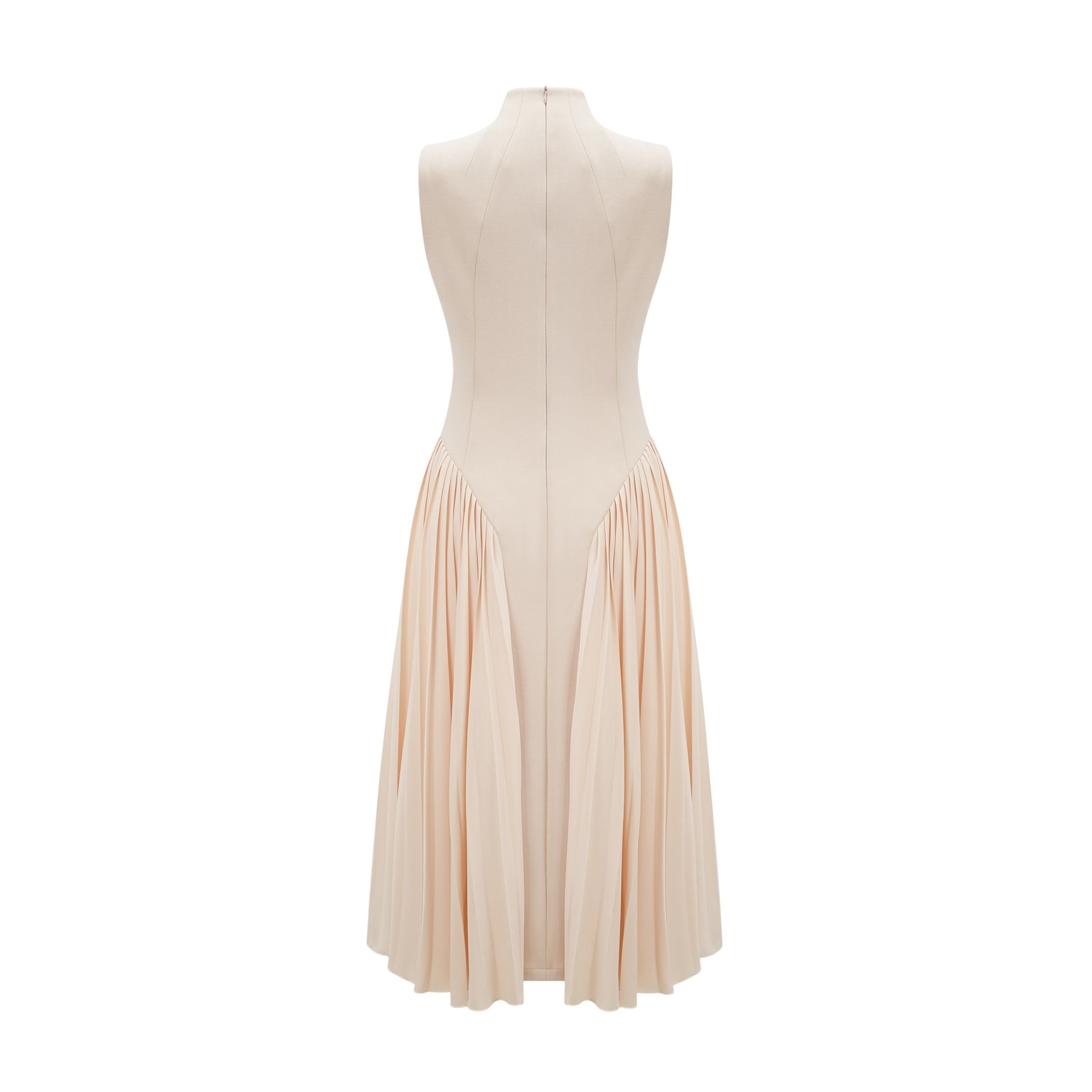 Safiya sleeveless pleated dress