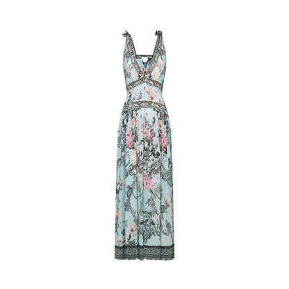 Saira tieshoulder midi dress