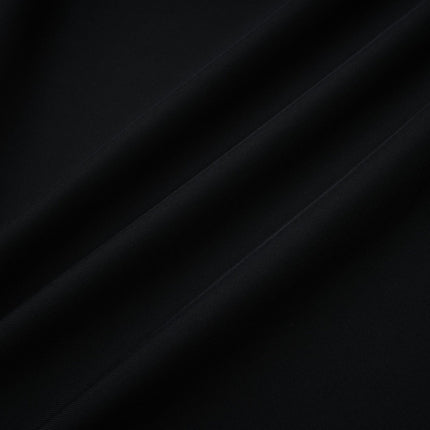 Samantha Black Maxi Dress with Faux-Pearl Embellishments and Button Detailing