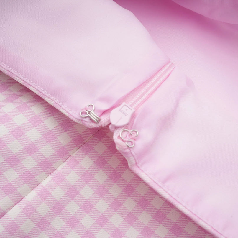 Sandrine ginghamcheck top  skirt matching set