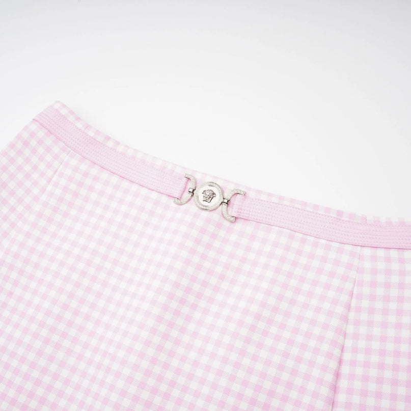 Sandrine ginghamcheck top  skirt matching set