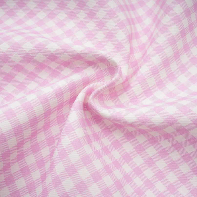 Sandrine ginghamcheck top  skirt matching set