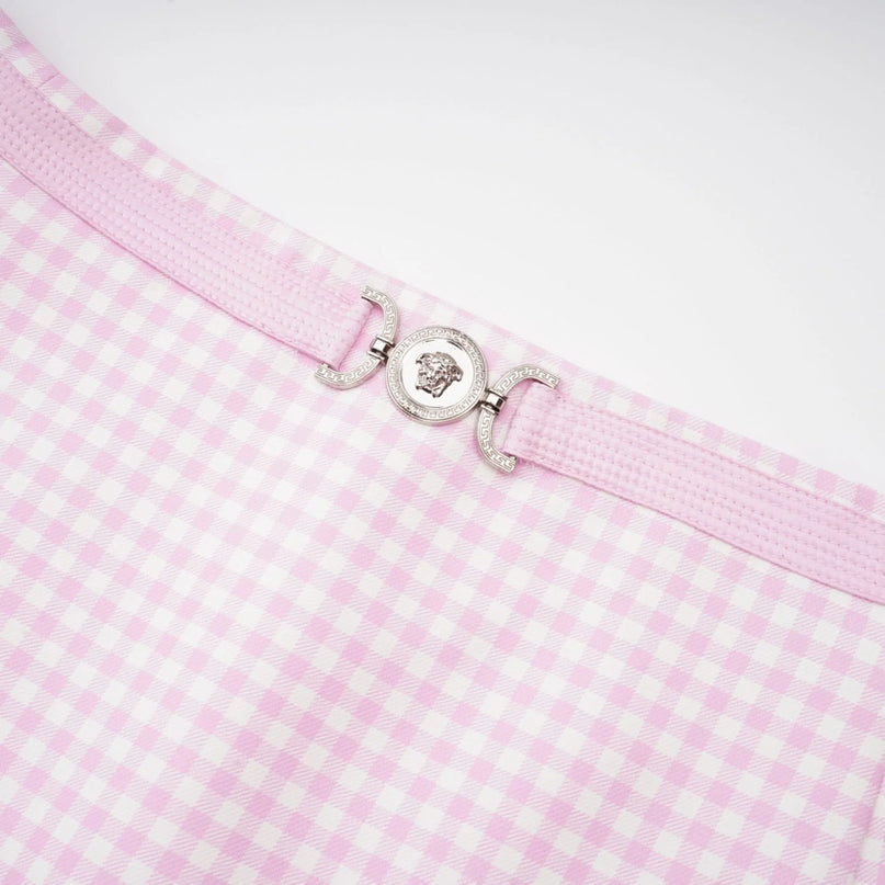 Sandrine ginghamcheck top  skirt matching set