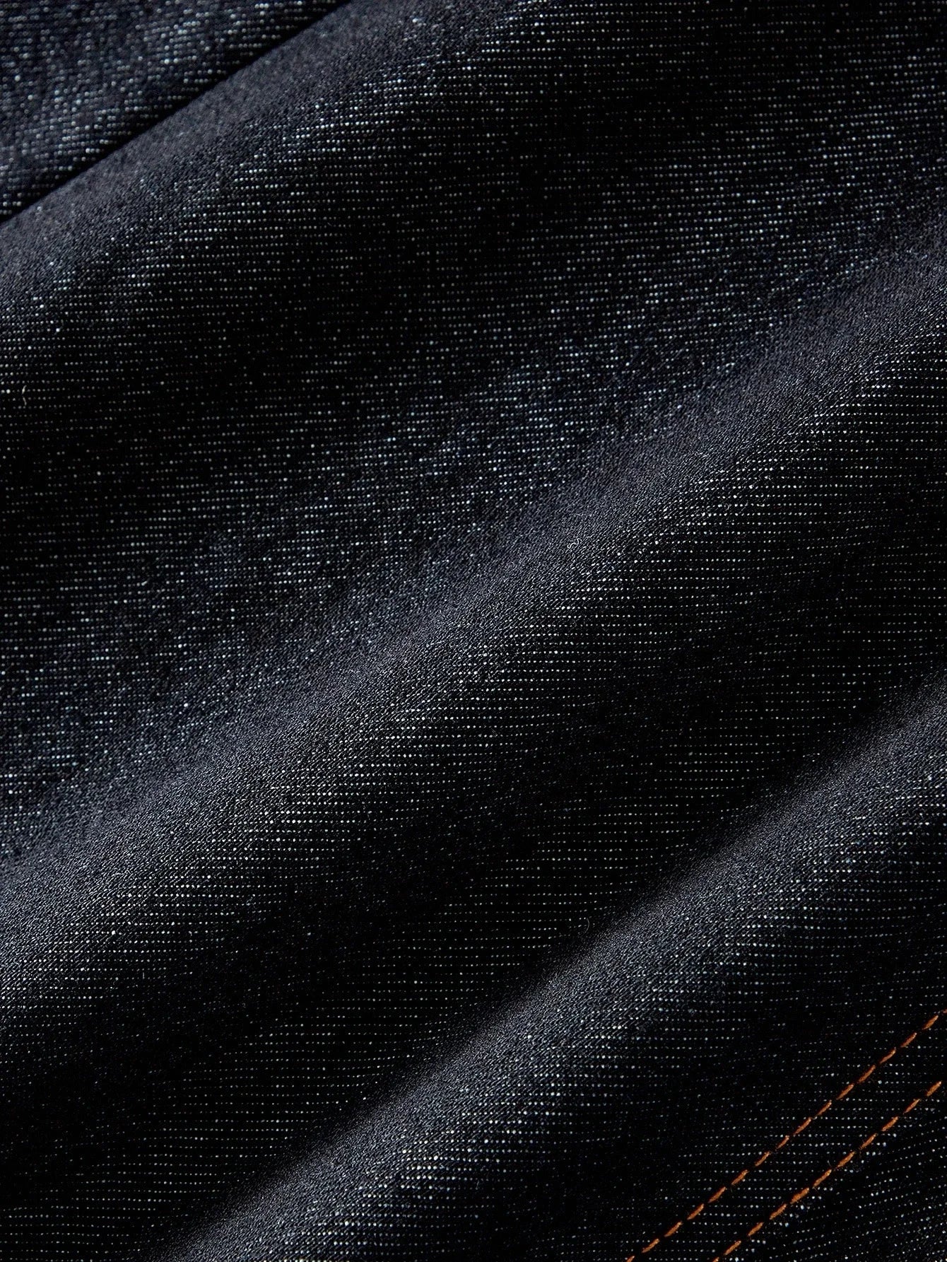 SCOOP NECK METAL DETAIL FLARE HEM DENIM DRESS