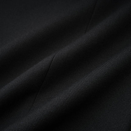 Serenity Black Wool Blend Double Breasted Coat