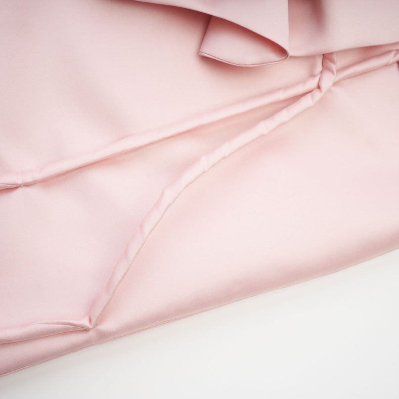 Serenity Pink Faux-Flower Midi Dress