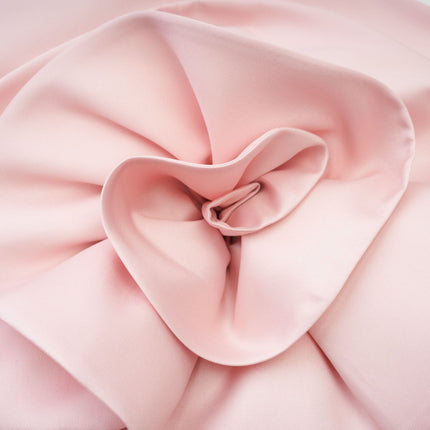 Serenity Pink Faux-Flower Off-Shoulder Midi Dress