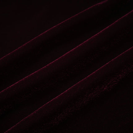 Shayla Purple Velvet Off-the-Shoulder Dress 100% Polyester Thigh-Length Belted Waist