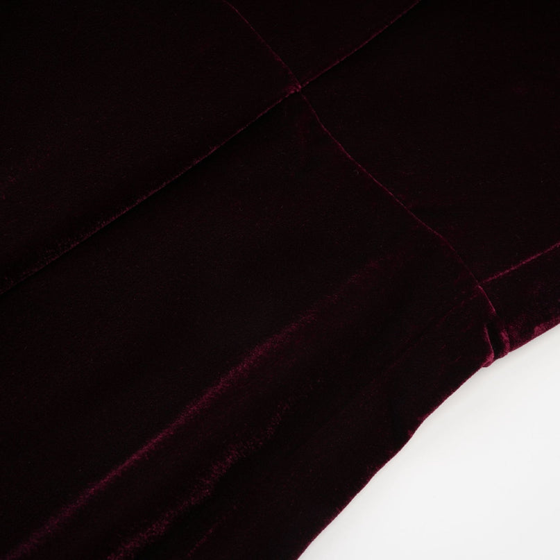 Shayla Purple Velvet Off-Shoulder Dress 100% Polyester Thigh-Length Belted Waist Special Occasions Glamour