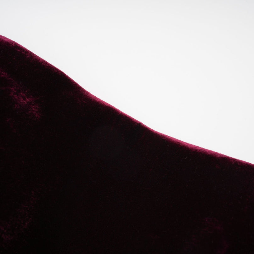 Shayla Purple Velvet Off-the-Shoulder Dress