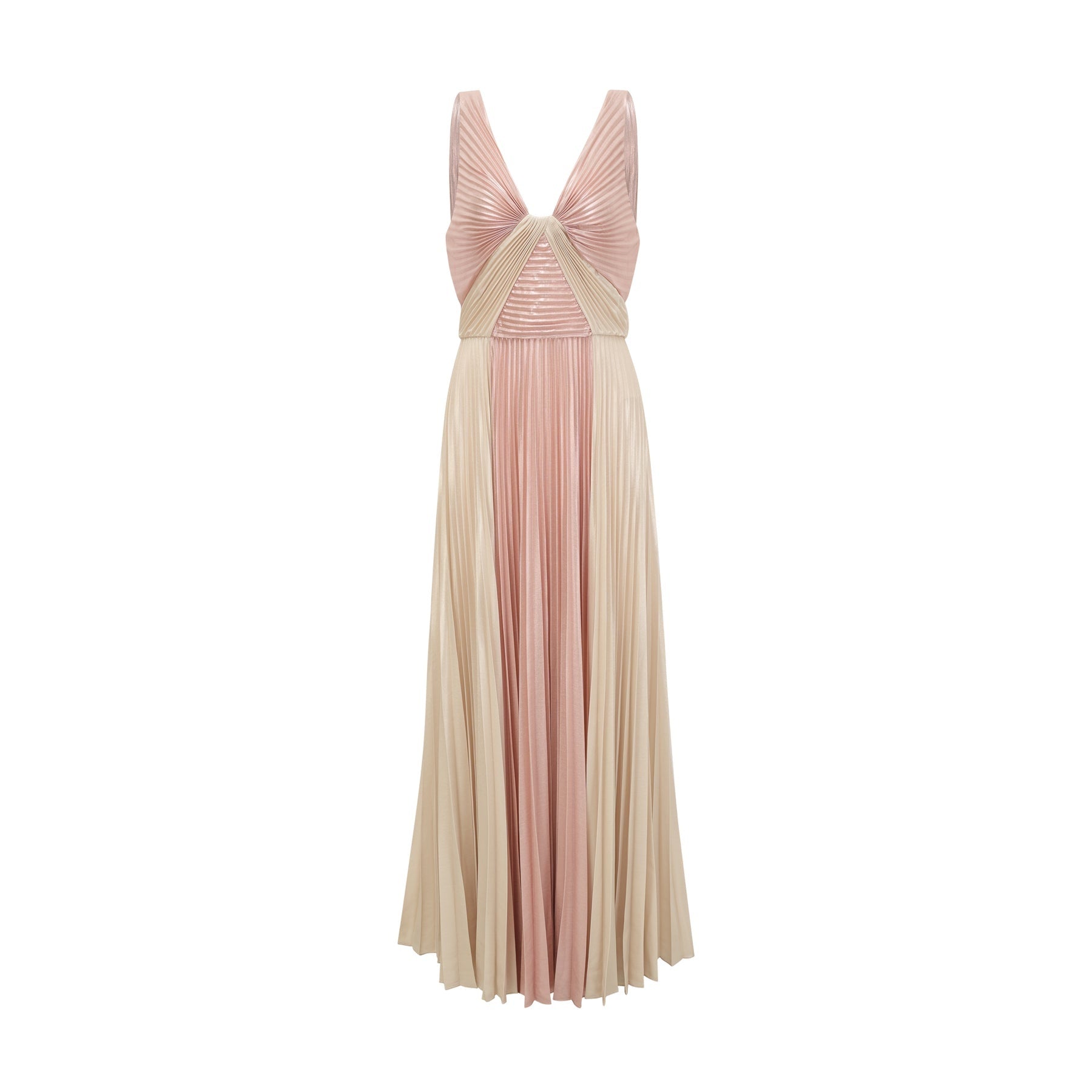 Shiema highshine pleated dress