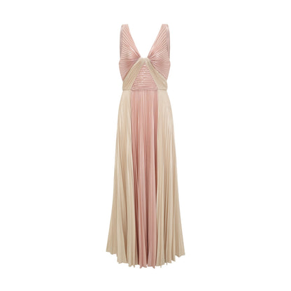Shiema highshine pleated dress