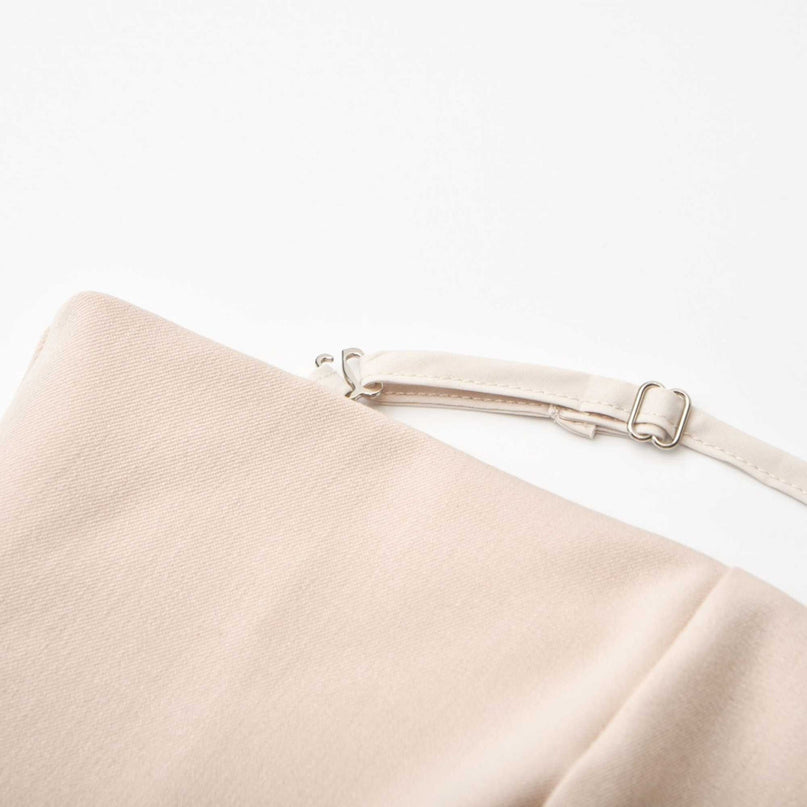 Silvestra Neutrals & Black Bustier Top Panelled Trousers Set 100% Polyester